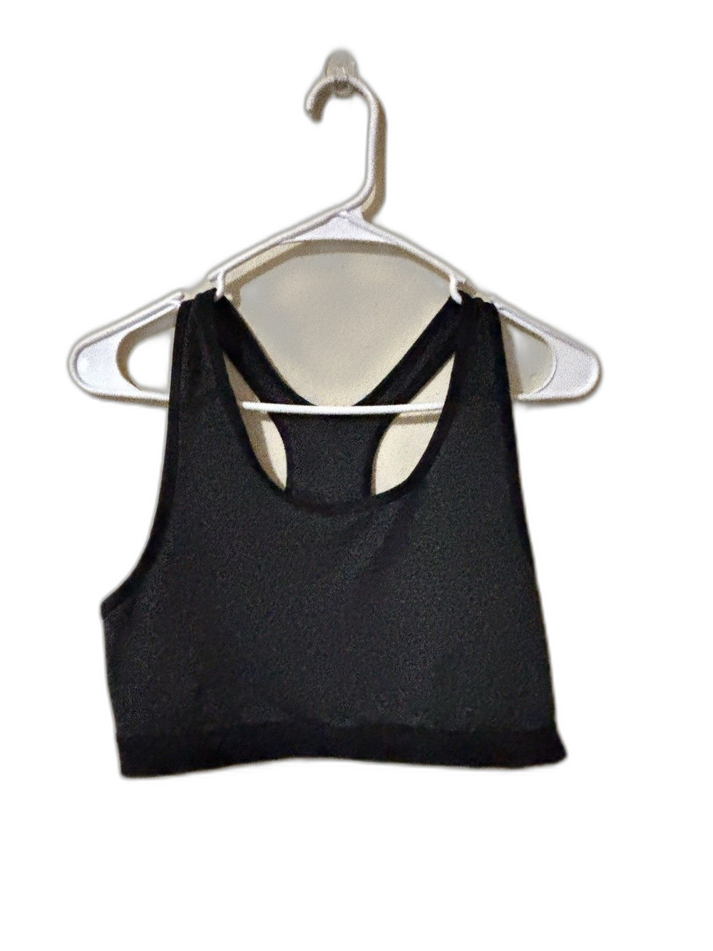 Danskin Now dri-moreBlack Racerback Sports Bra Women’s L C Cup Medium Support
